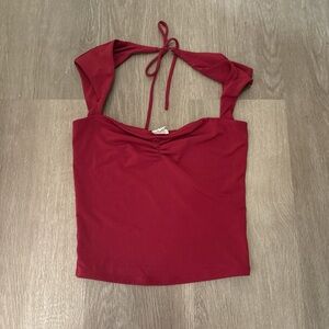 Garage Red Crop Top